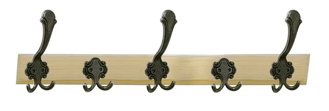 j-rgen-schwerter-garderobenleiste-buche-600-mm-5-haken image 1