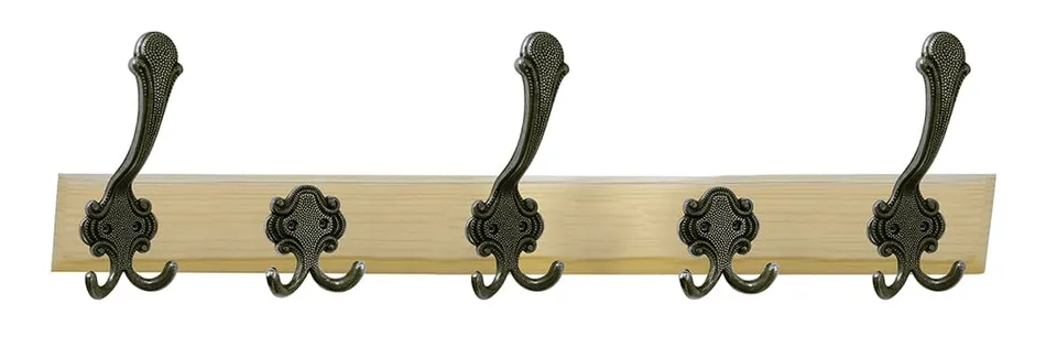 j-rgen-schwerter-garderobenleiste-buche-600-mm-5-haken image 1