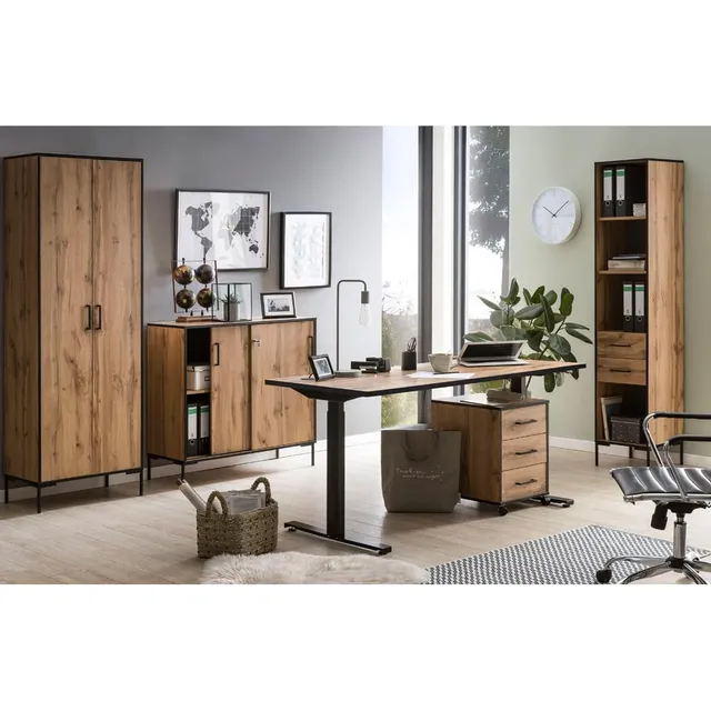 lomadox-b-ro-b-rom-bel-set-eiche-landhaus-h-henverstellbar image 1