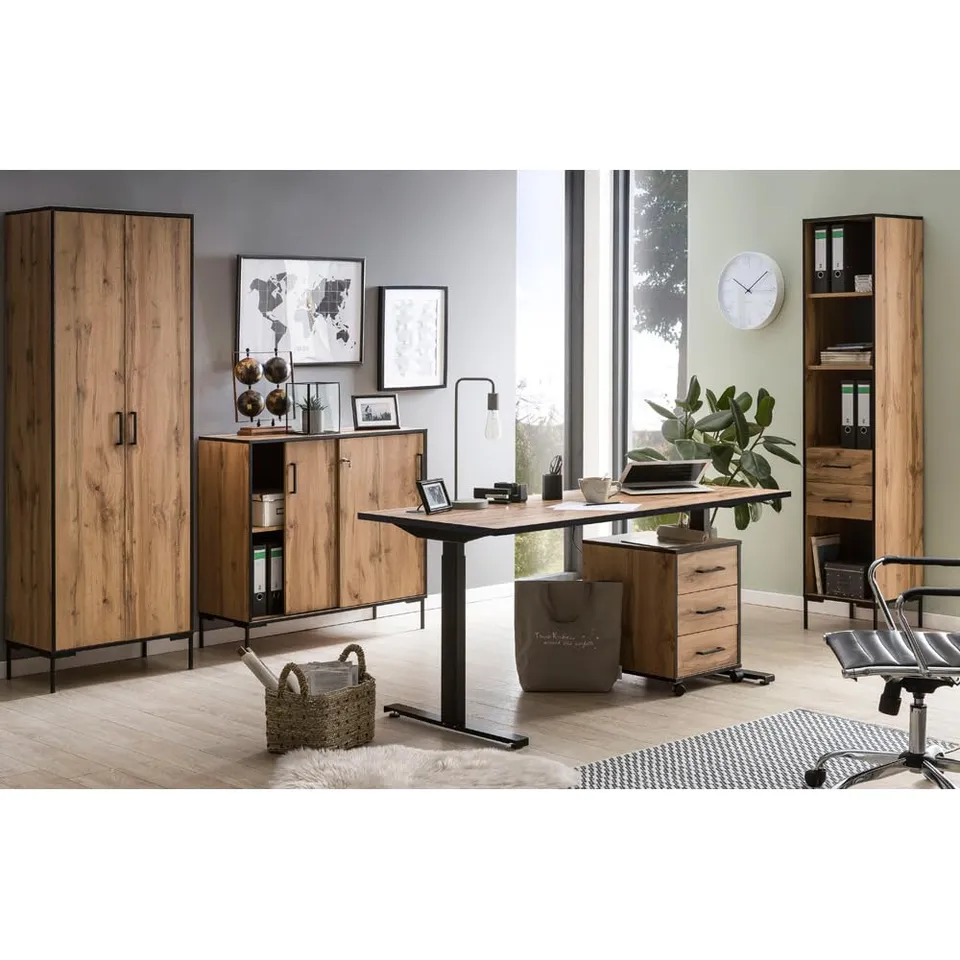 lomadox-b-ro-b-rom-bel-set-eiche-landhaus-h-henverstellbar image 1