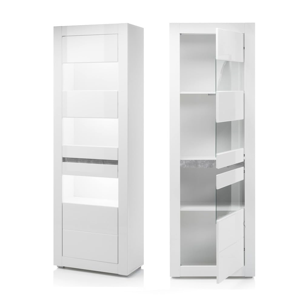 lomadox-wohnzimmer-wohnwand-set-wei-hochglanz-mit-led image 6
