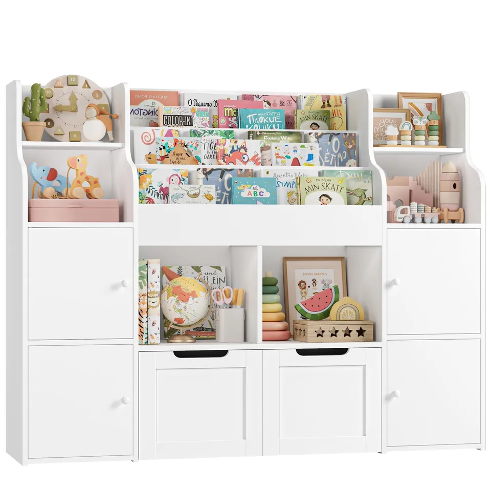 forehill-kinderregal-wei-12-f-cher-122x30x100-cm-b-cherregal image 1