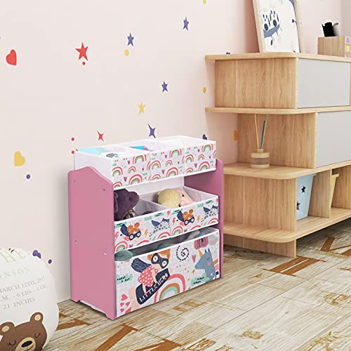eugad-0002etsj-kinderregal-spielzeugregal-rosa-6-boxen image 8
