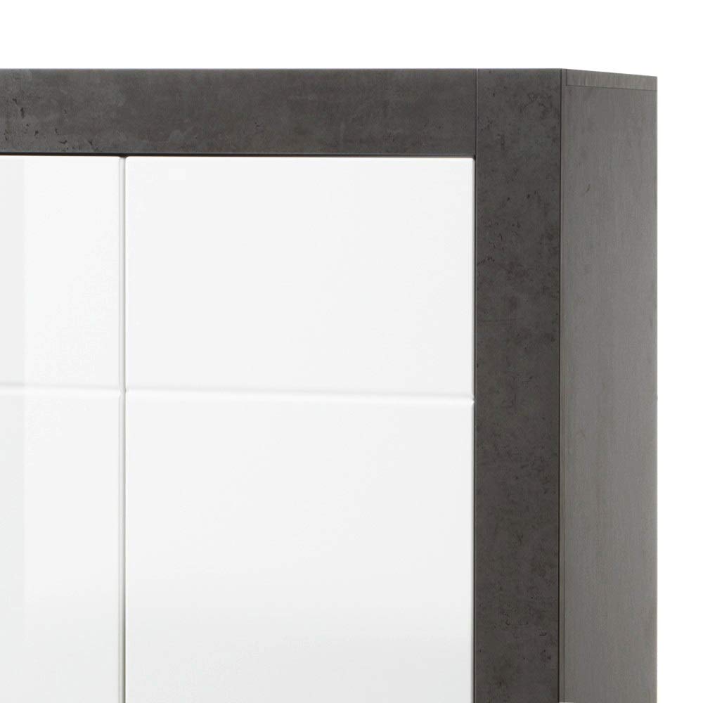 lomadox-eton-61-standvitrine-hochglanz-wei-beton-100-cm image 8