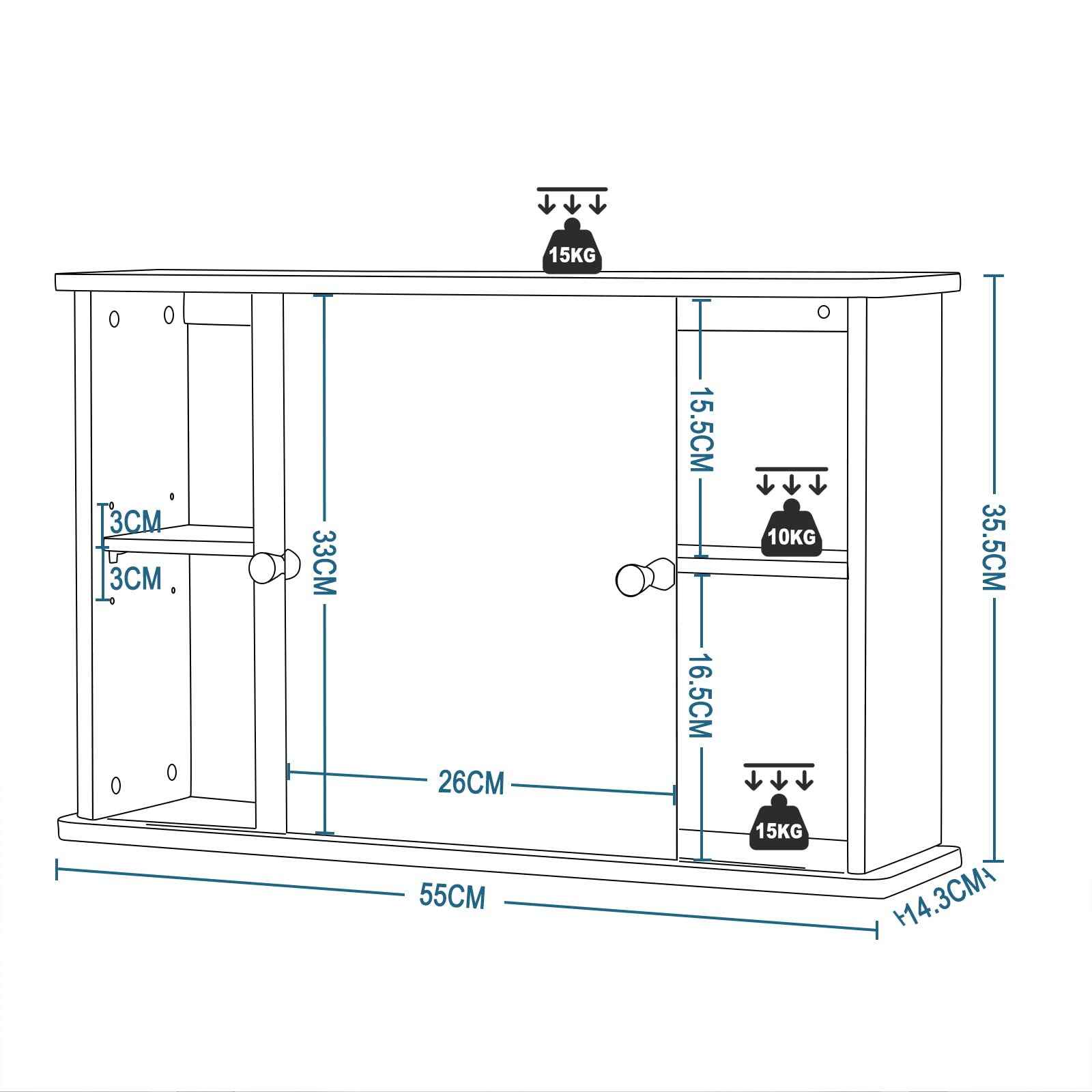 eugad-spiegelschrank-bad-bambus-55-cm-schiebet-ren image 2