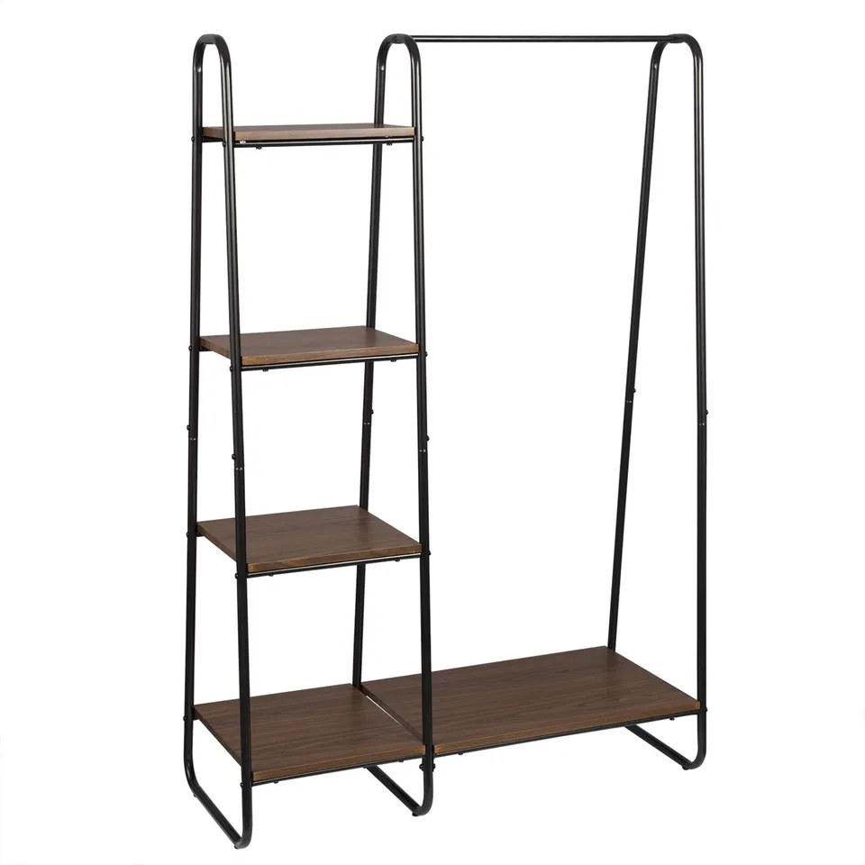 eugad-kleiderst-nder-mit-ablagen-102x40x150-cm-wei-eiche image 1