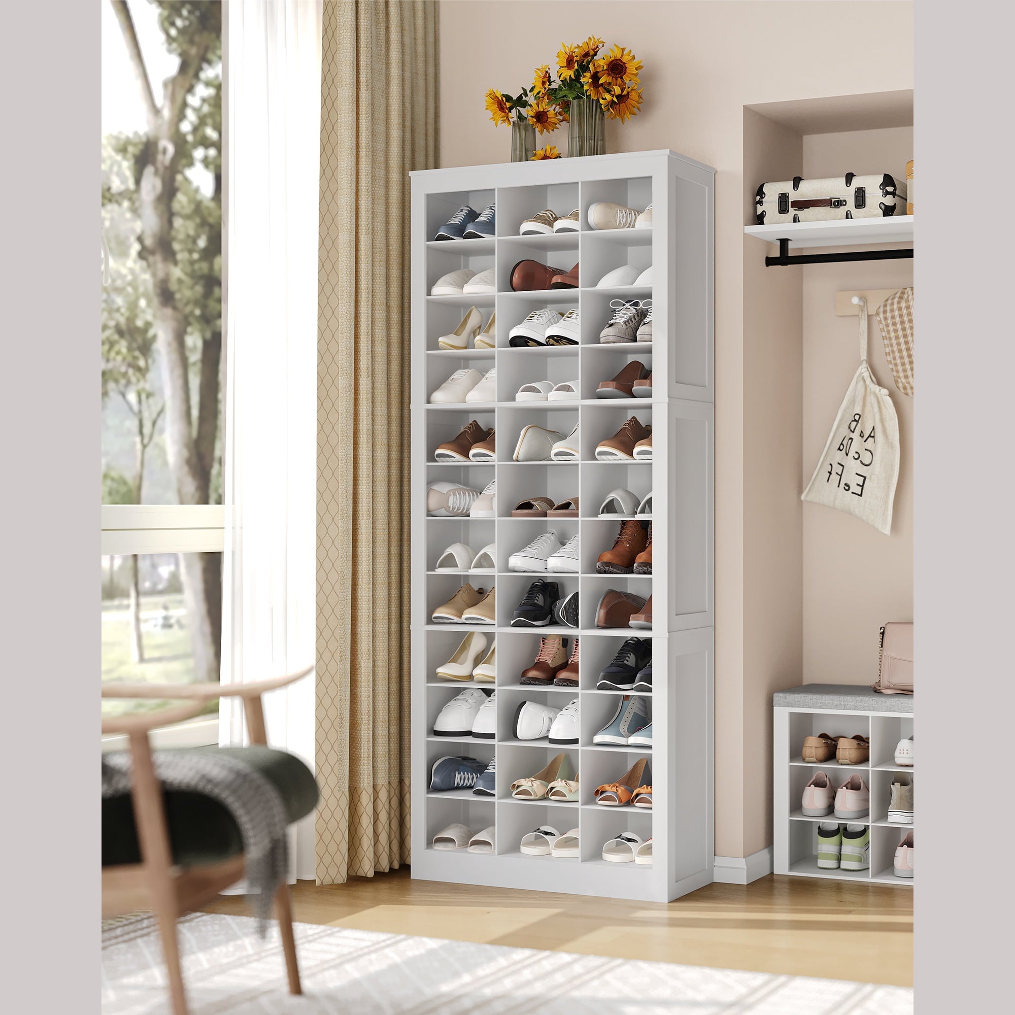hzuaneri-living-room-schuhschrank-wei-12-f-cher-f-r-36-paare image 8