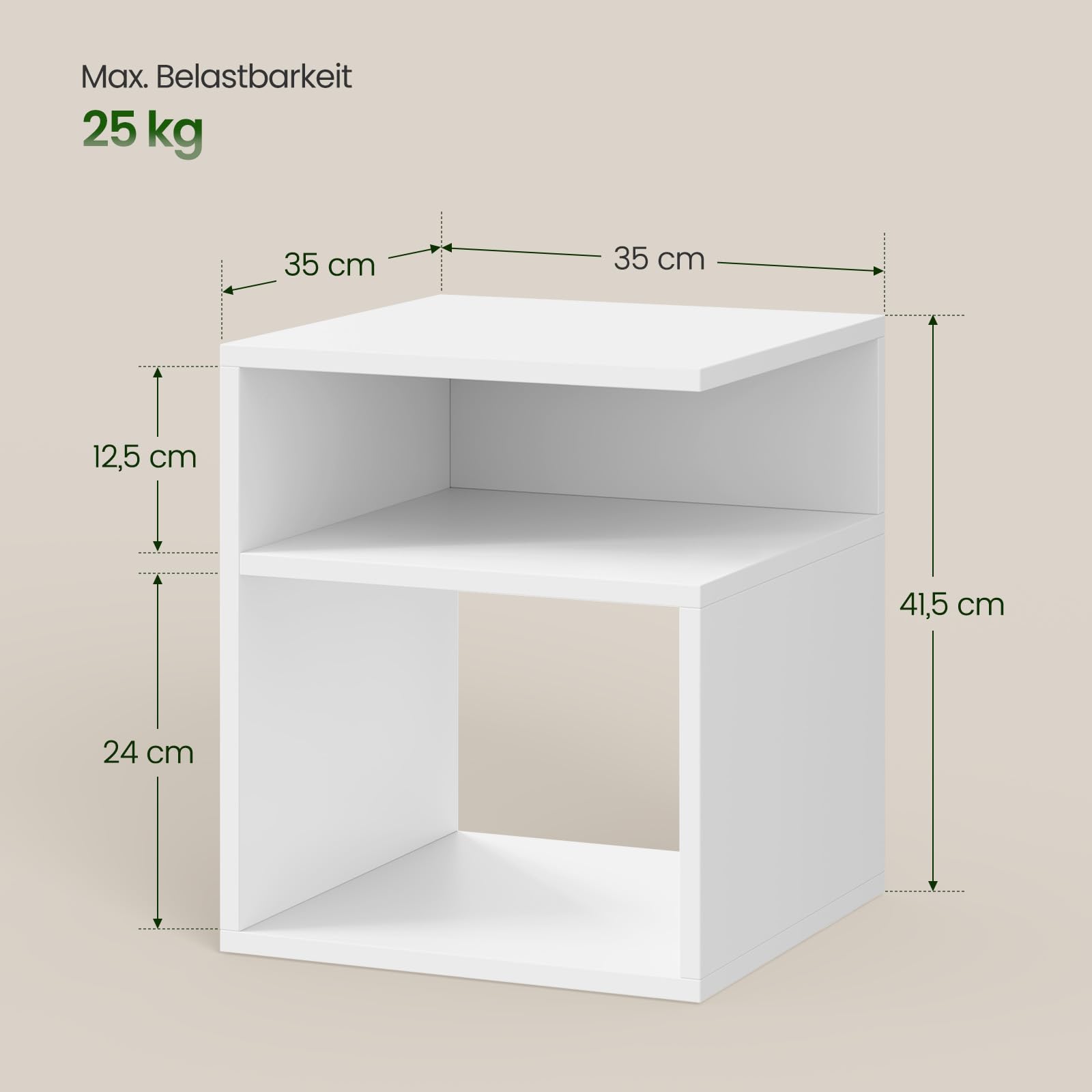 eugad-nachttisch-wei-offen-35x41x35cm-holz-mit-f-chern image 3