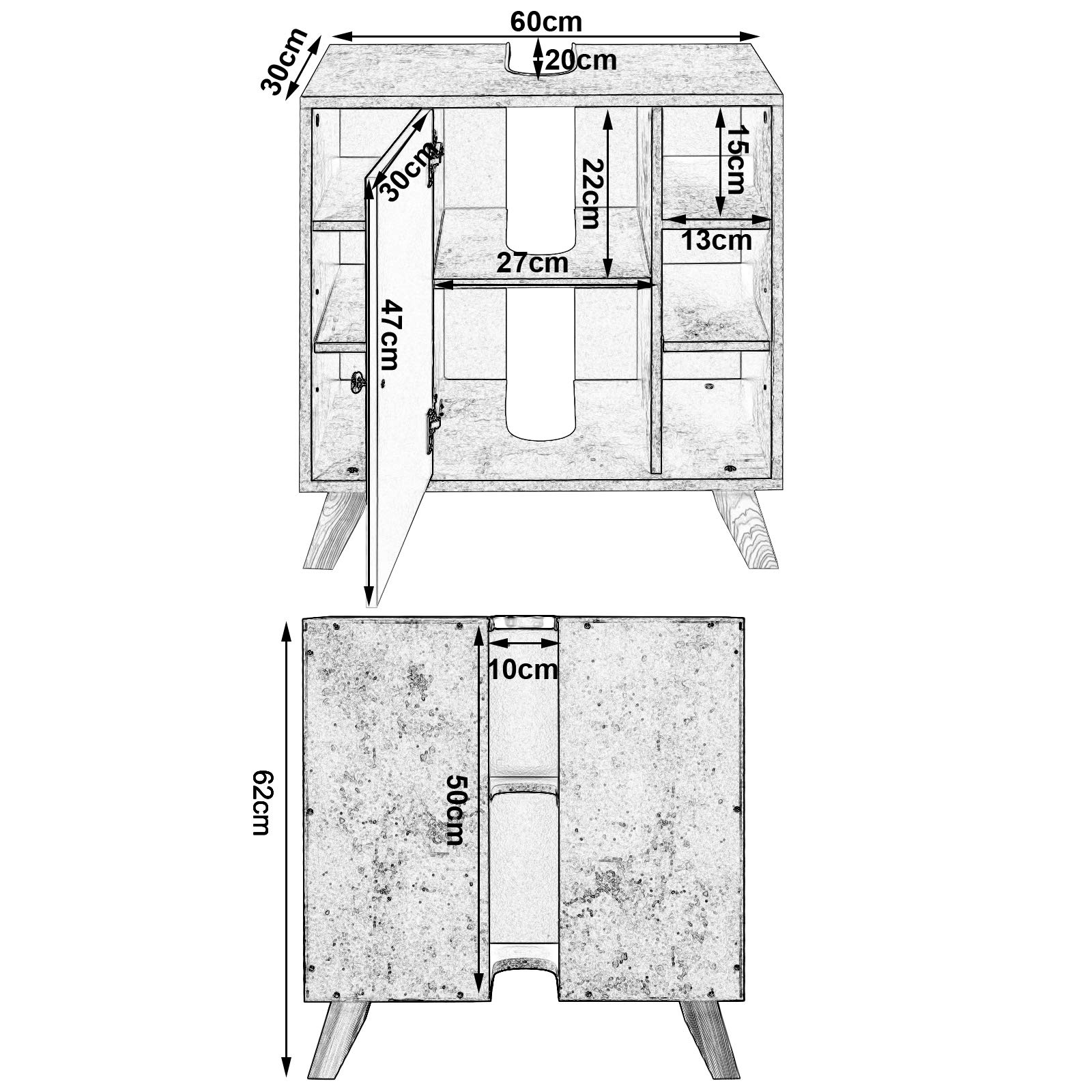 eugad-aufbewahrung-waschbeckenunterschrank-60-cm-anthrazit-wei image 3