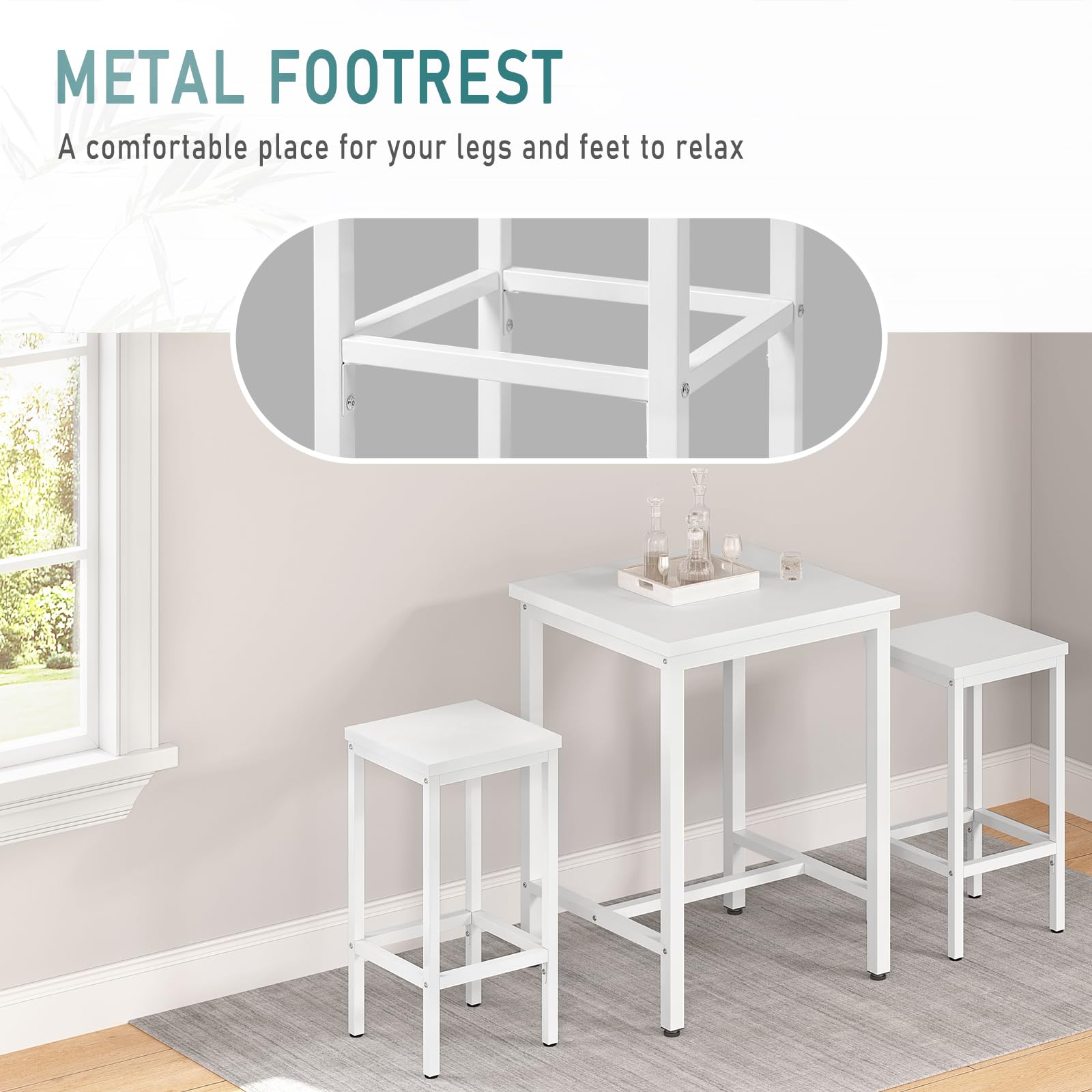 eugad-barhocker-4er-wei-65-cm-holz-metall-1058by-4 image 5