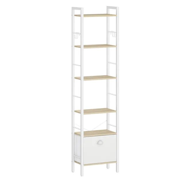 hzuaneri-living-room-bc40616w-b-cherregal-wei-eiche-173-cm-beige image 1