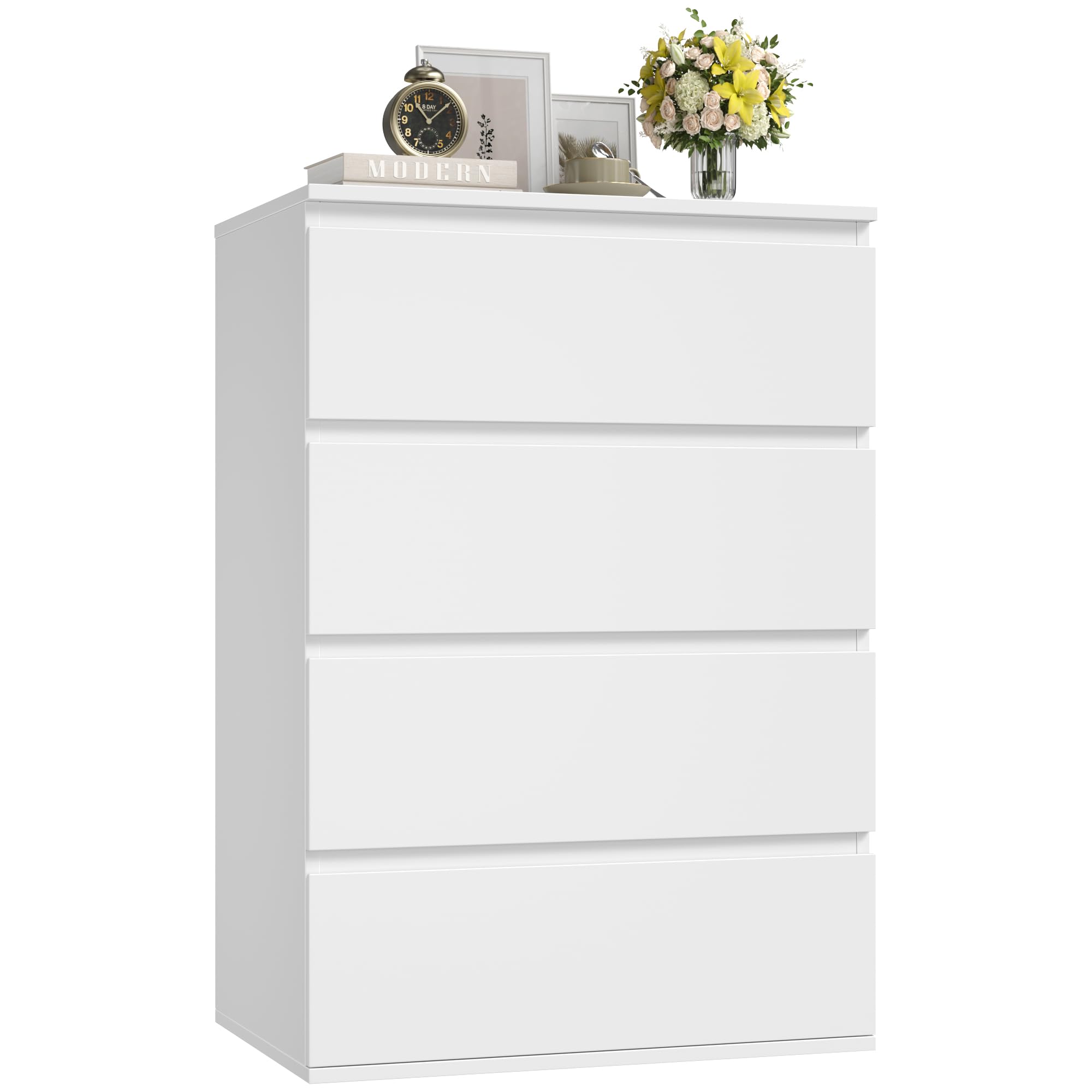 forehill-kommode-wei-60x40x80cm-4-schubladen-mdf-schrank image 1