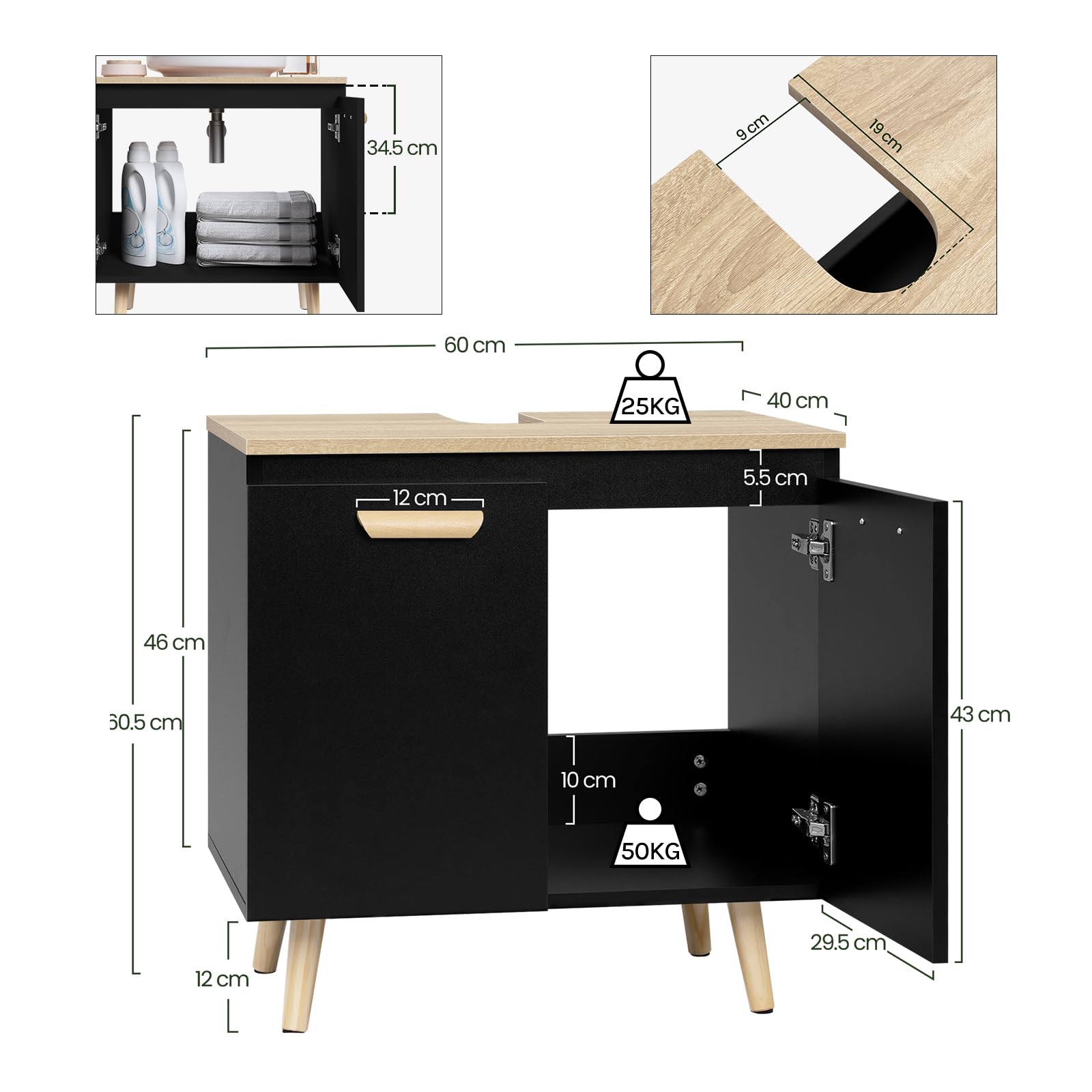 eugad-aufbewahrung-waschbeckenunterschrank-60cm-schwarz-natur-2-t-ren image 3