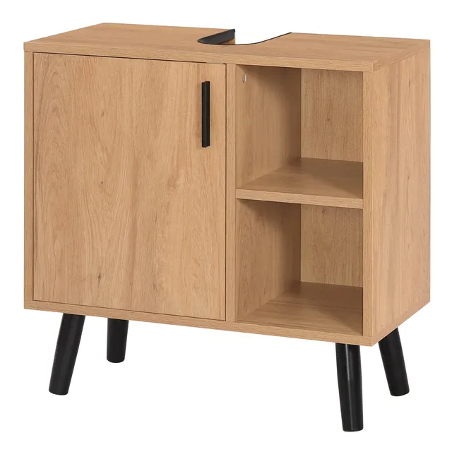 eugad-aufbewahrung-waschbeckenunterschrank-60-cm-braun-eiche image 1