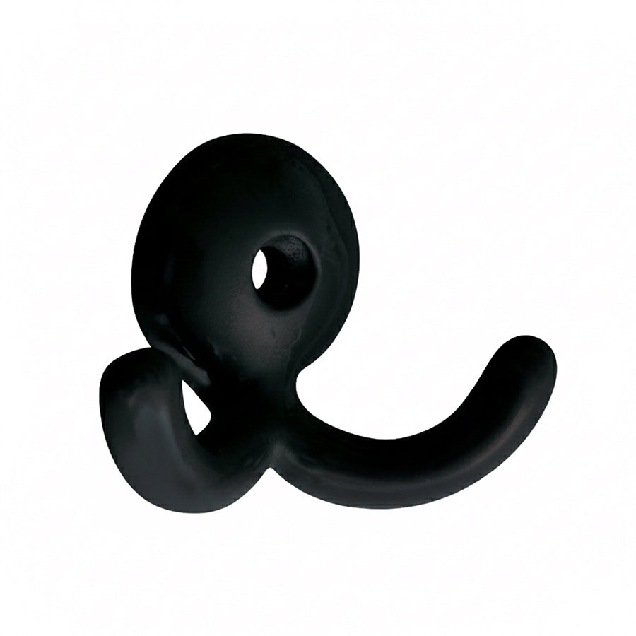 j-rgen-schwerter-handtuchhaken-alu-guss-doppelt-schwarz image 2