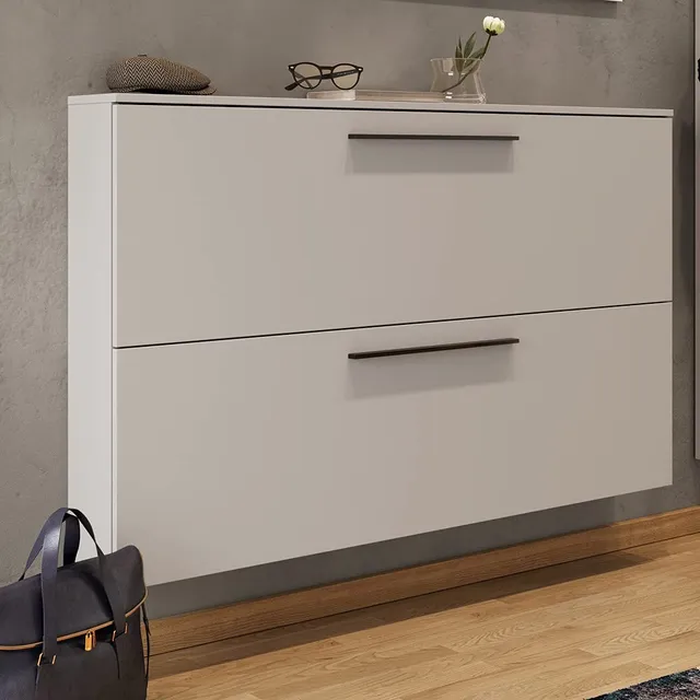 lomadox-flur-schuhschrank-utrera-01-kaschmir-140-cm-f-r-12-paar image 1