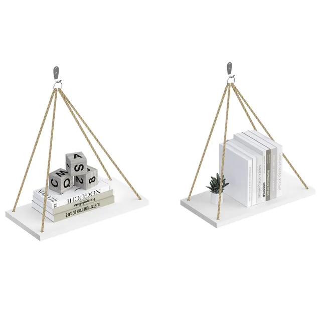 eugad-wandregal-2er-set-wei-40x20-cm-h-ngeregal-mit-seil image 1